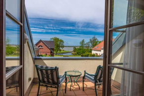 Ferienwohnung Wasserblick mit Balkon in Mellenthin